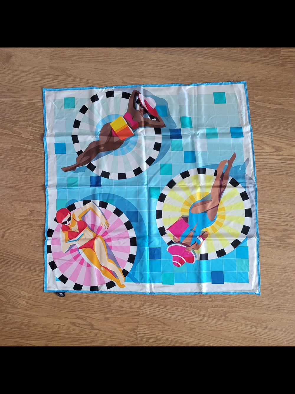 Echo Emily Henry Book 100% Silk Scarf